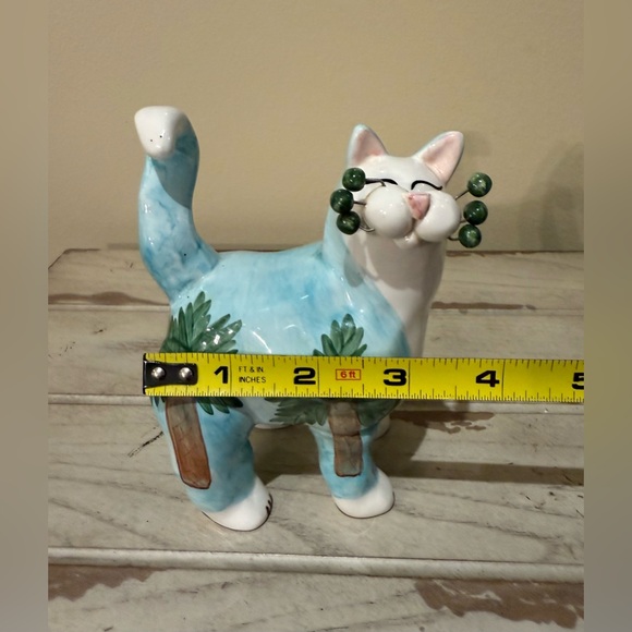Lacombe Annaco Creations 2002 Palm Trees Whimsical Cat - Picture 8 of 8